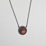 Citrine Inlay Pendant