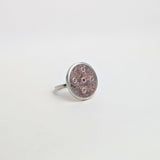 Garnet Accented Cocktail Ring