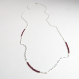 Garnet Accented Necklace