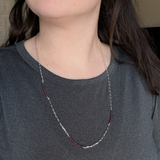 Garnet Accented Necklace