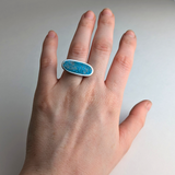 Horizontal Oval Ring