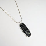 Oval Jet Necklace