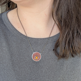 Citrine Inlay Pendant