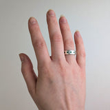 Chrysocolla Wide Stacking Ring