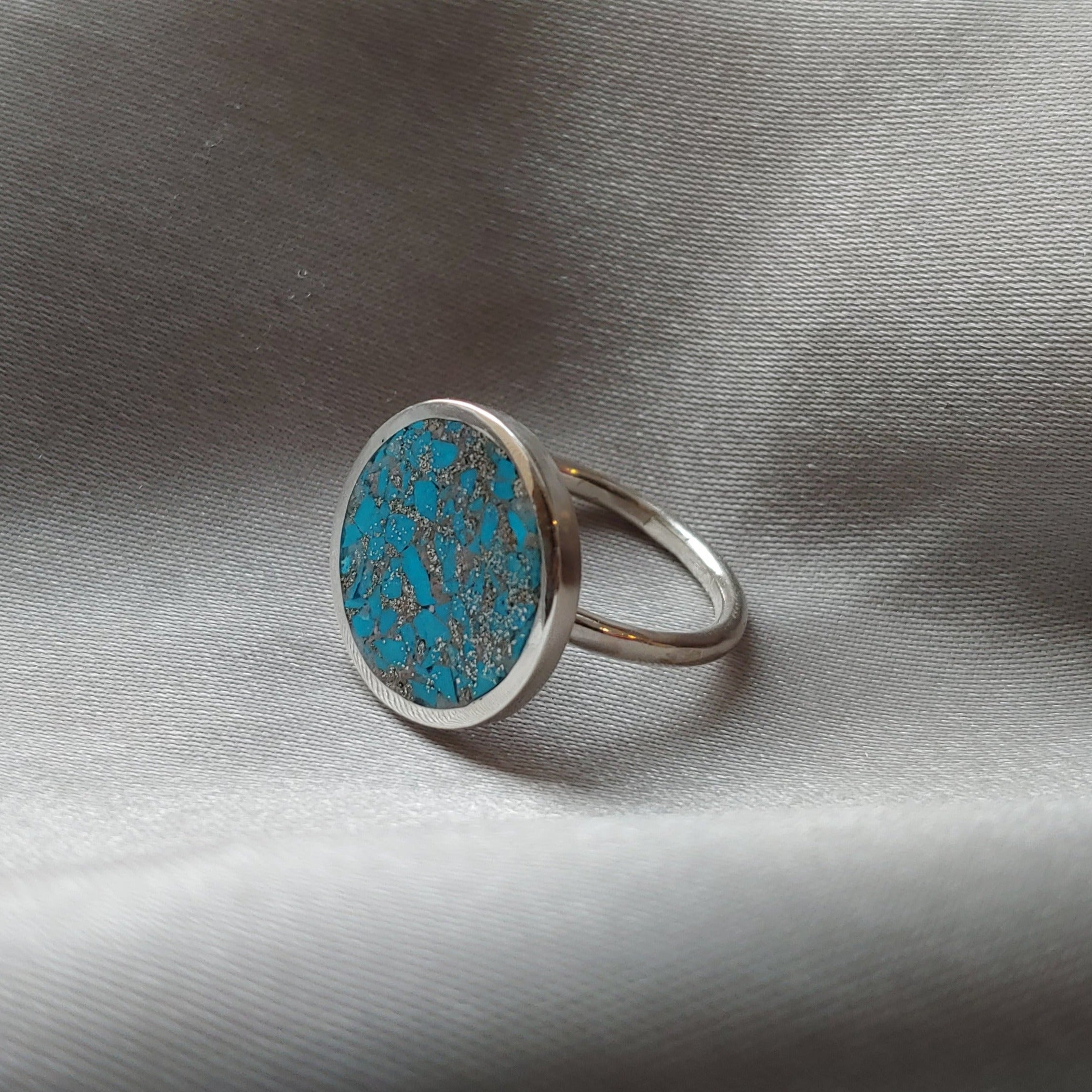 Inlay Cocktail Ring