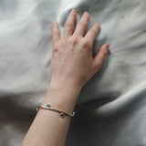 Alternating Cuff Bracelet: Polished Sterling Silver