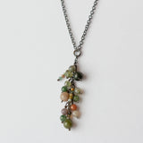 Indian Agate Cluster Necklace
