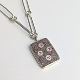 Pink Garnet Necklace