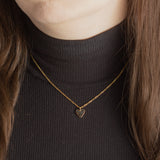 Gold Cordate Necklace