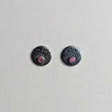 Garnet Speckled Studs