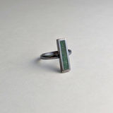 Rectangle Inlay Ring