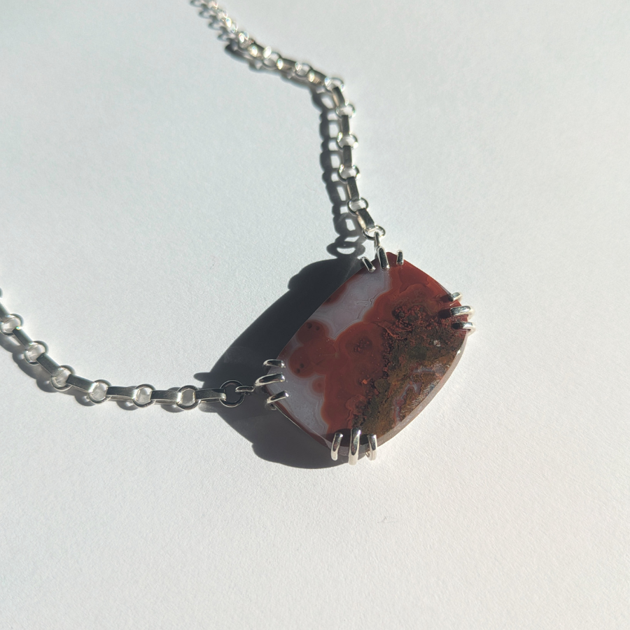 Sunset Agate Necklace