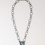 Irregular Chain with Turquoise Toggle